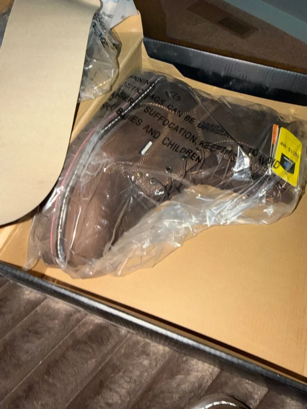 New Sureway Men's 8-inch Steel Toe Waterproof Logger Boots 1020‎